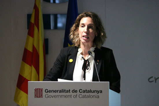 Catalan business minister Àngels Chacón (by Marta Casado Pla)